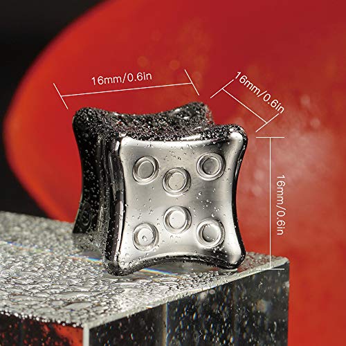 Dados de titânio, Romacci Acessórios para jogos Ultralight Titanium Dice Entertainment