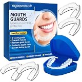 4 Pièce Gouttiere Dentaire Bruxisme, Attelle anti-ronflement pour la nuit, Protège-dents r...