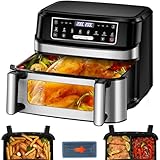 â
 Fonctionnement flexible Ă  panier simple ou double: Notre friteuse Ă  air chaud de 12 litres passe facilement du mode panier simple au mode panier double. IdĂ©ale pour les rĂ©unions de famille ou les rĂ©ceptions. â
 Cuisson synchronisé intelligent: Régle...