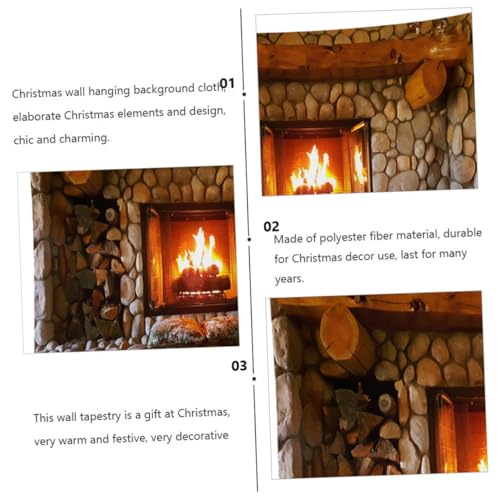 Tapiz de Navidad ORFOFE ideal para decorar el dormitorio y crear fondos en eventos 7