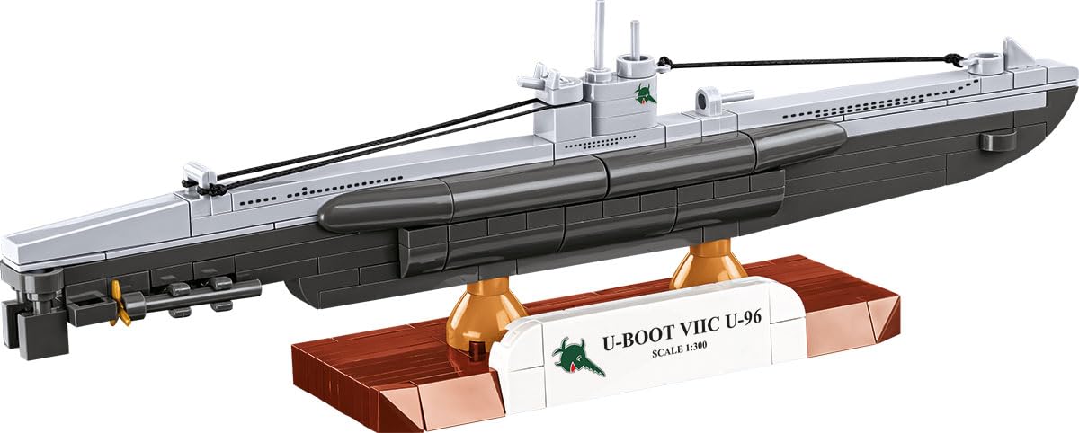 COBI Collezione Storica U-Boat VIIC U-96, Seconda Guerra Mondiale, 162 Pezzi