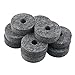 JJHXSM 10pcs Frame Drum Cymbal Felt Pad 40mm Cymbal Felt Washer Set Replacement Parts Accessories Gray