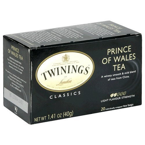 Twinings Prince of Wales Tea, Tea Bags, 20-Count Boxes (Pack of 6) ( Value Bulk Multi-pack)