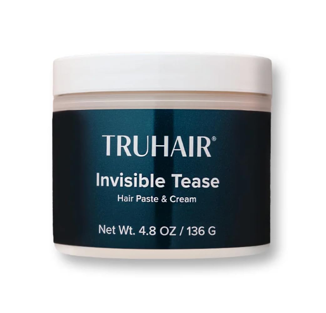 Truhair Crema e pasta pettine per pettinare Tease per uomini e donne: forma una crema strutturata e solida, leggera e non unge, 127 g, taglia XL