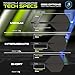 Winmau Darts Fusion Integrated Flight & Shaft System - No.2 Shape & Design - Black Colour, Medium Length