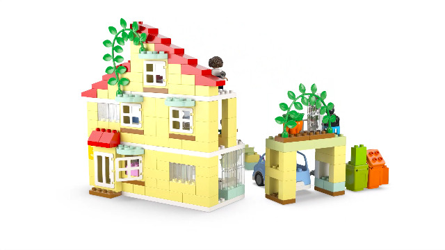 Amazon.com: LEGO DUPLO DUPLO Town 3 合1 家庭住宅10994 教育性STEM
