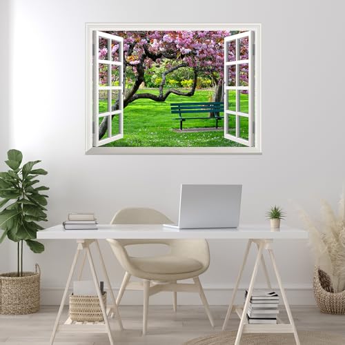 wall26 Removable Wall Sticker/Wall Mural Cherry Blossom in Spring Creative