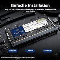 Timetec Advanced 16 GB DDR4 2666 MHz (PC4-2666V) PC4-21300 SODIMM – Non-ECC Unbuffered, 260-Pin, 1,2 V, CL19 Speichermodul für Laptops, Mini-PCs und All-in-One-Computer – Ansicht 5