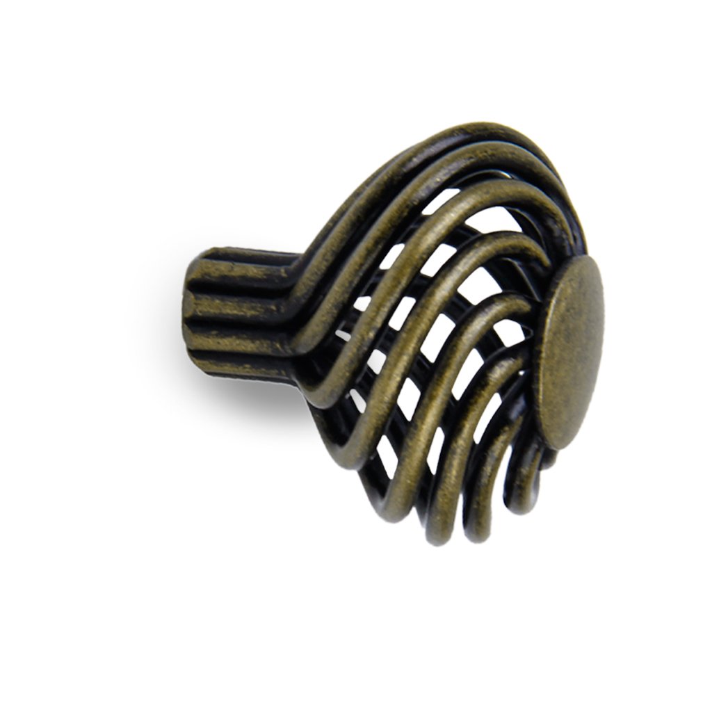 Fityle Round Birdcage Knobs Kitchen Cupboard Drawer Pulls