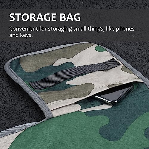 Image of Tirrinia Large Waterproof Outdoor Blanket, Soft Warm Windproof Stadium Blanket with Sherpa Fleece and Foldable for Outdoor Sport, Baseball, Football, Beach, Concerts, Car