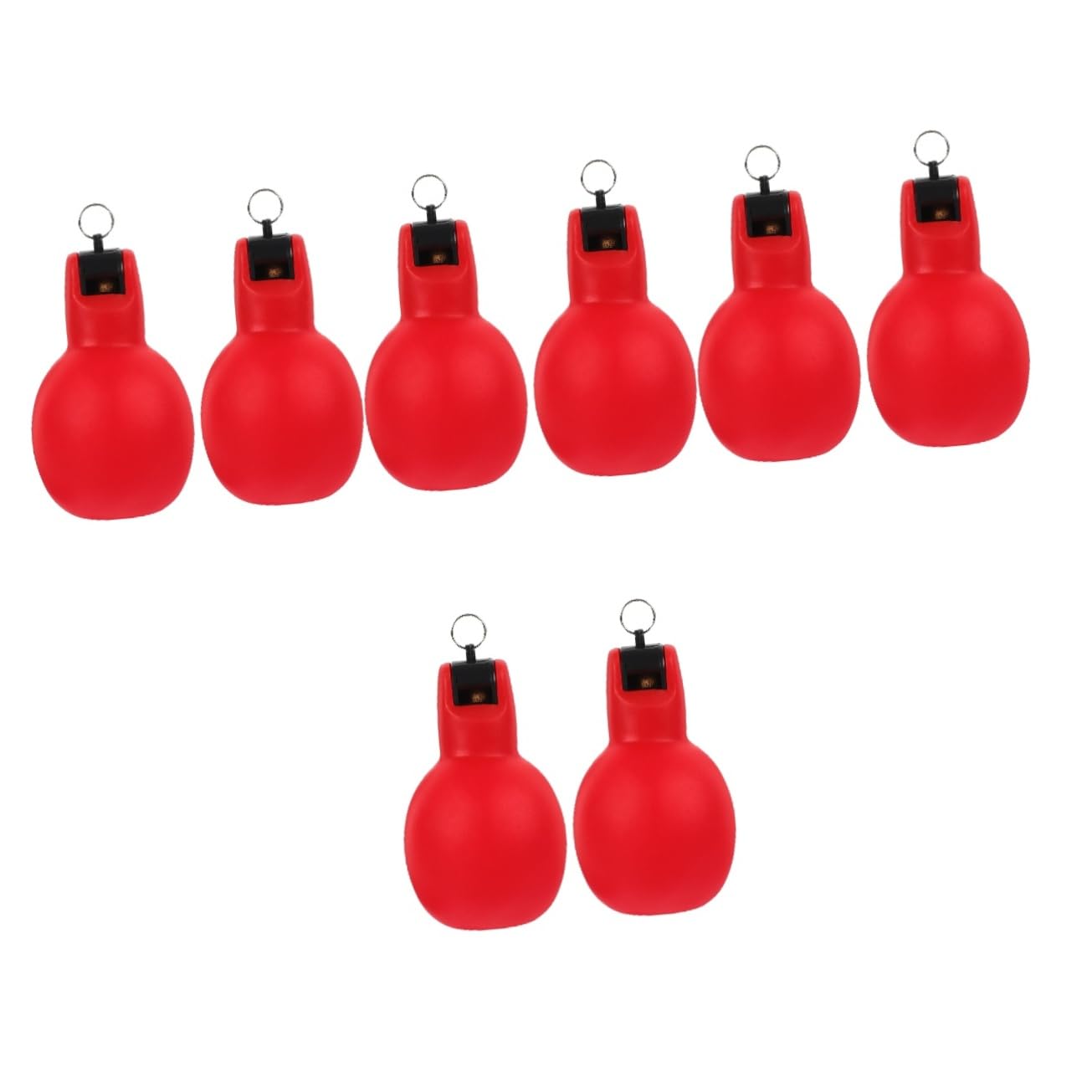 Sosoport 2st Outdoor-Pfeife Jagdpfeife Tragbare Überlebenspfeife Pfeife Für Draußen Pfeife Für Camping Pfeife Für Den Notfall Im Freien Multifunktions-quetschpfeife Notfallpfeife Rot PVC
