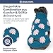 Spark Paws Strick Hundepullover – Ultrasofter, Warmer Winterpullover für kleine, mittlere & große Hunde – Dehnbarer Hundepullover für French Bulldogs, Pitbulls, Hündinnen & Rüden, (Flower,3XL)