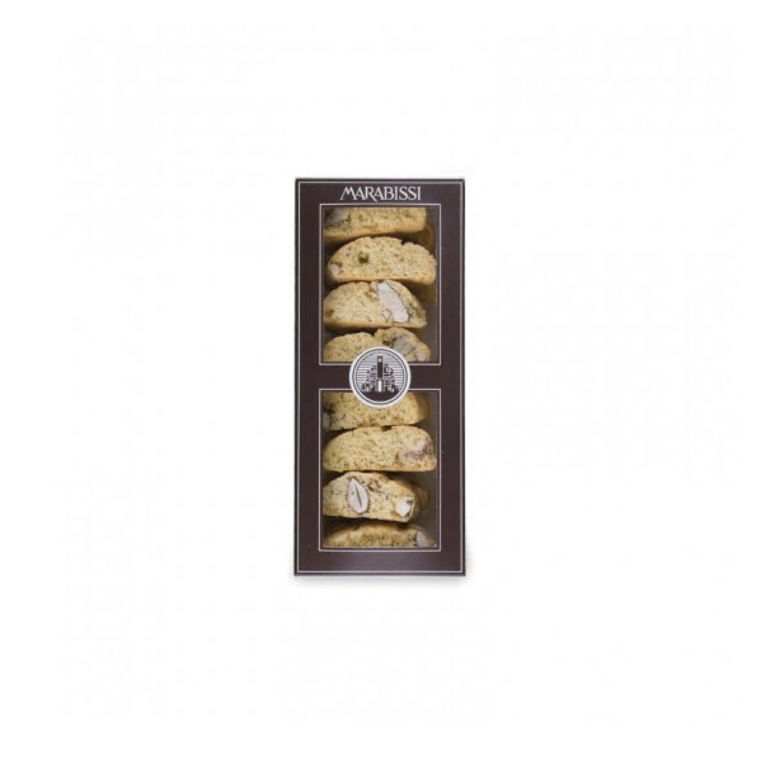 Marabissi® | Pasticceria Artigianale 15 Cantuccini Mandorla | Cantucci alla Mandorla Confezionati 4 x 120 Gr. | Cantucci Artigianali per Vinsanto
