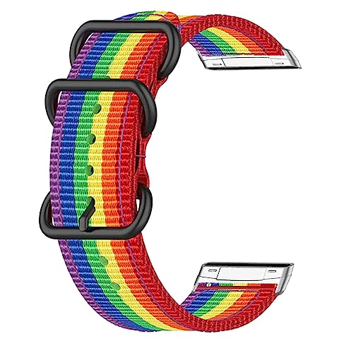 Correa de nylon para Fitbit Versa 4/3/Sense 2 miniatura 4