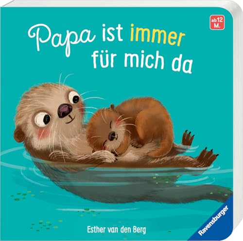 Papa ist immer für mich da - liebevolles Weihnachtsgeschenk für Väter, Pappbilderbuch über die starke Bindung zwischen Vater und Kind - ab 12 Monaten