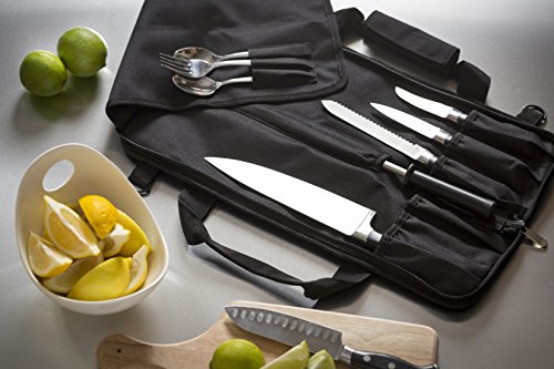 image for Noble Home & Chef Chef Knife Roll Bag (6 slots) is Padded and Holds 5 