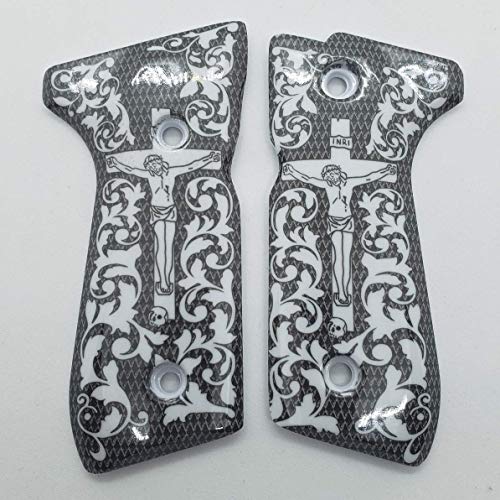 Tek_Tactical Beretta 92 96 Grips Beretta 92F, 92FS, M9, 96 Grips Art Beretta Grips, Screws Included #5