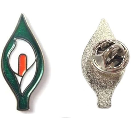 The Gents Cave Irish Ireland Easter Lily Pin Badge - Republican Rising (2 Pack)