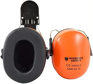 Interstate Safety 40406 Cap Mounted / Hard Hat Attachable Earmuff - 29 dB NRR - ANSI S 3.19