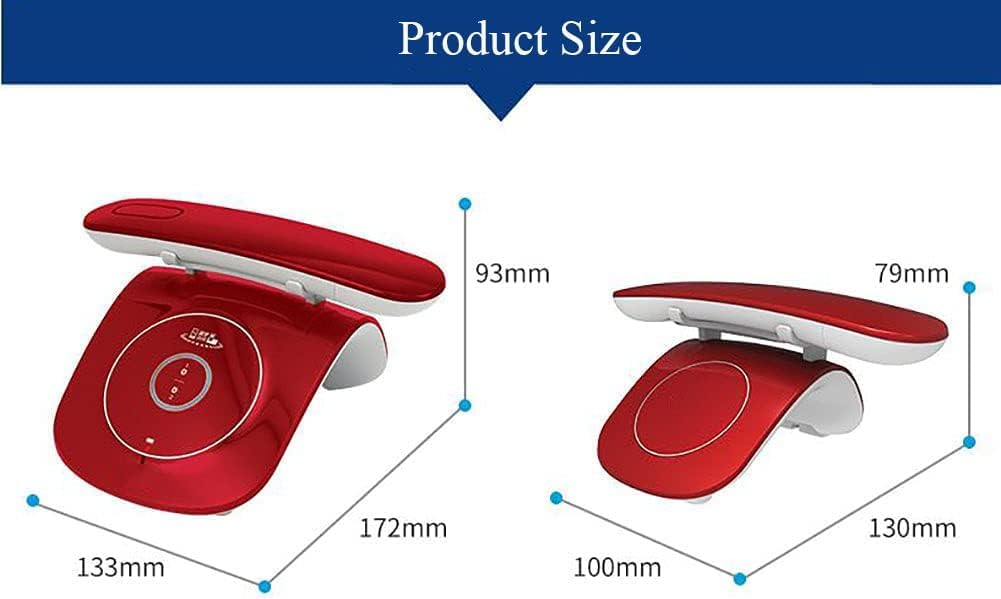 Telefono cordless con segreteria telefonica, blocco chiamate fastidiose, telefono domestico robusto