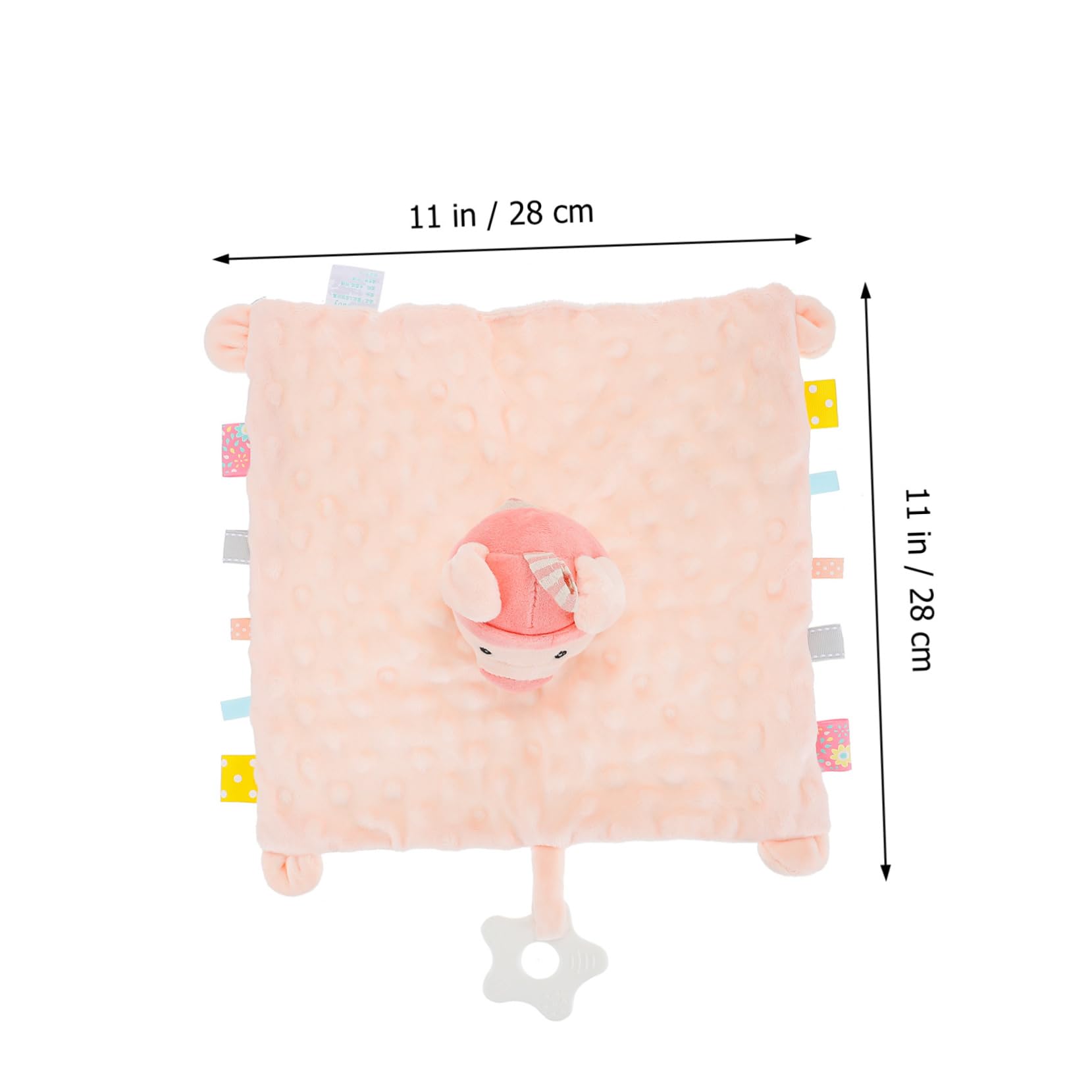 Yardwe 1pc Pacifying Towel Cattle for Newborns Soft and Comfort Cloth for Cribs and Strollers and Odorless Design for Teething Boy Girl