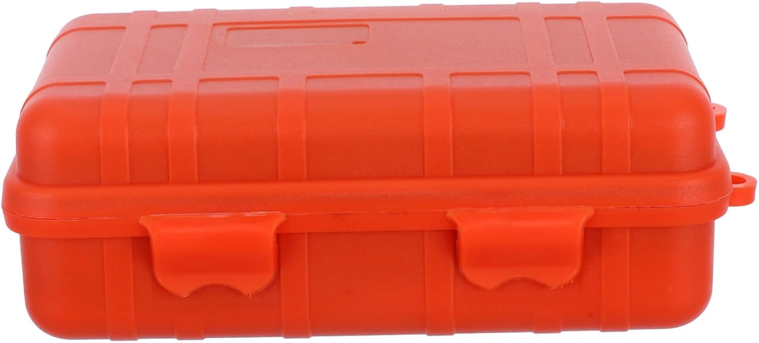 HOMSFOU Outdoor Shockproof Storage Box Airtight Tool Organizer for Camping and Fishing Compact and Lightweight Design for Versatile Protection of Valuables