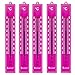 Lantelme Gartenthermometer 5 Stück pink analog Kunststoff Thermometer Set Innen Außen Garten 5378