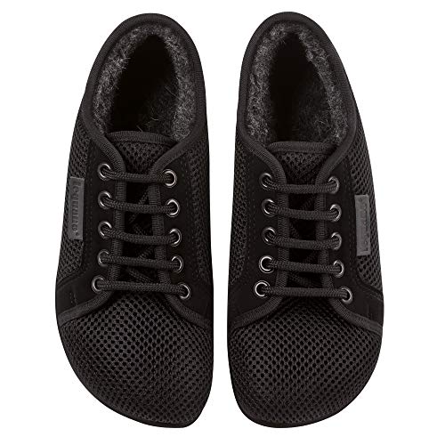 Preisvergleich Produktbild leguano aktiv Winter schwarz der sportliche Barfußschuh (41, schwarz)