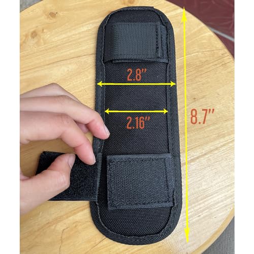 Image of Shoulder Strap Pad, Removable Strap Pad Cushion for Duffel Bag Guitar Strap, Messenger, Travel Luggage Bags