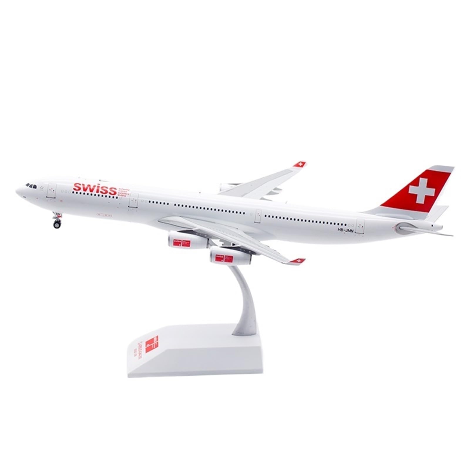 Modelo de avión A340-300 suizo réplica a escala 1/200 coleccionable de 31cm 8
