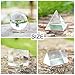 Optical Crystal Photography Prism Set - 4 Pack with 50mm Crystal Ball, Cube, Triangular Prism, Optical Pyramid, Wiper Cloth and Box - Teaching Accessory