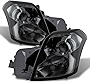 ACANII - For 2003-2007 Cadillac CTS Projector Stock Halogen Smoke Headlights Headlamps Replacement Driver+Passenger Side