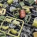 CONVENTEJOY Military Weapon Guns Accessories for Minifigure Block Toys Include Camouflage Helmets E.O.D Suits Shields for Army Soldiers Gear Set Building Kits Kids Toy(260pcs)