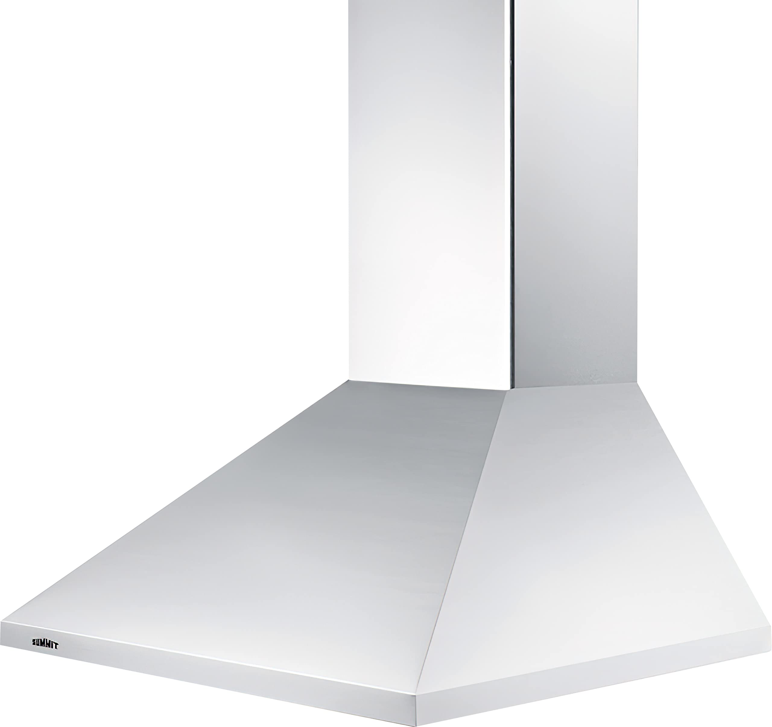 Summit SEH1524SS - Campana extractora de pared de 61 cm, forma piramidal, instalación sin conductos o sin conductos, acero inoxidable