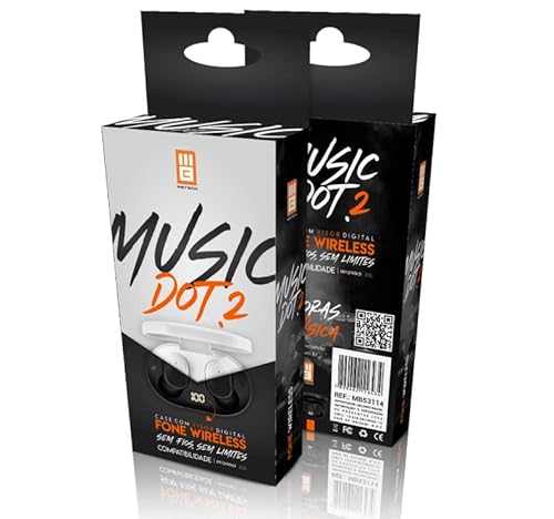 Fone de Ouvido Bluetooth Sem Fio In-ear Microfone Dot.2 (Preto)