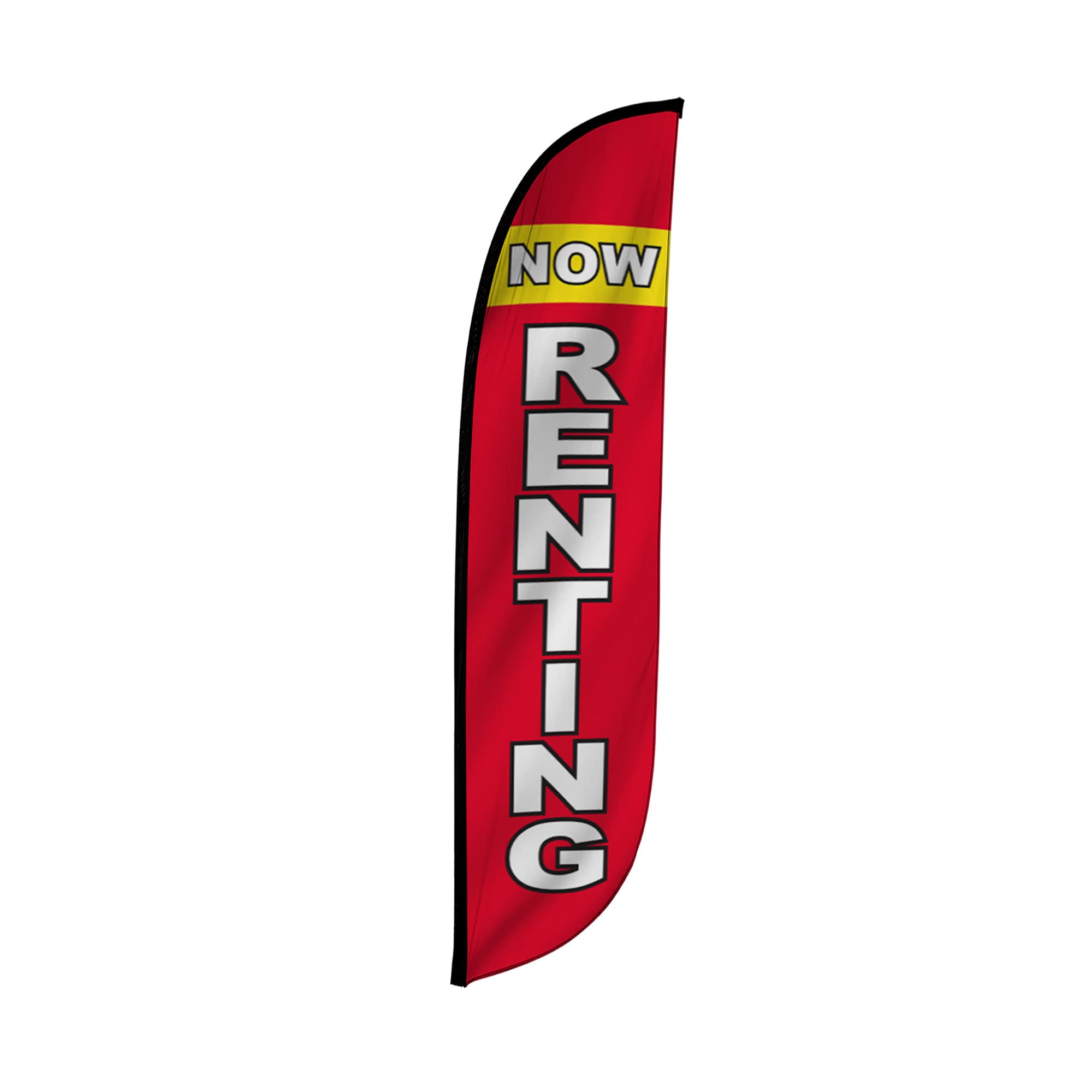 Photo 1 of LookOurWay Real Estate Themed Feather Flag, 12-Feet (Hardware Not Included) Now Renting