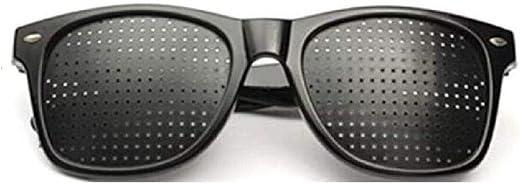 Digital Shoppy Anti-fatigue Pinhole Glasses Men Anti Myopia Vision Spectacles Eyesight Improver Pin Hole Eyes Training Exe...