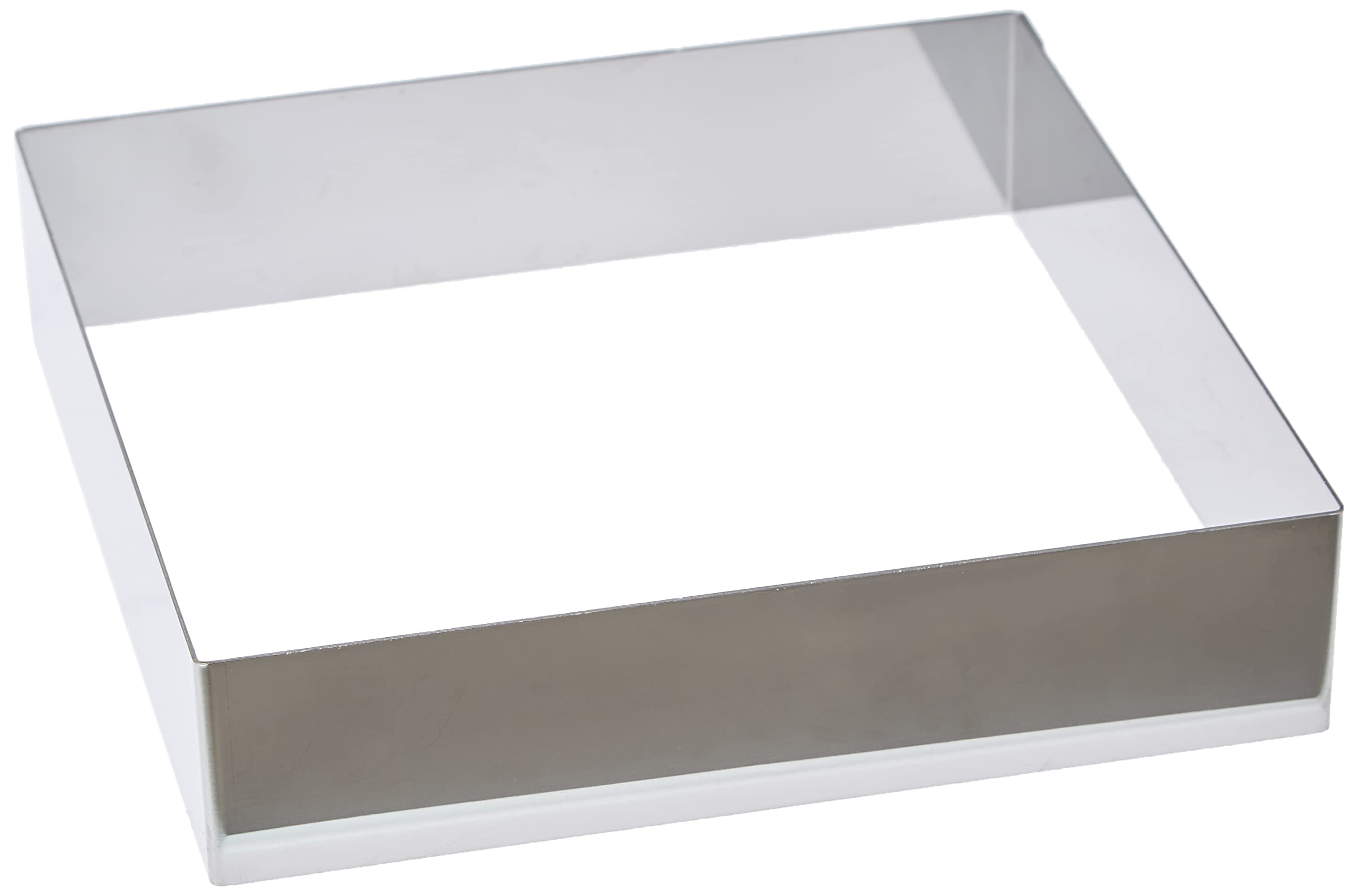 DE BUYER -3906.20 -cercle carre inox f 17 ht 4.5cm - 20cm, Argent