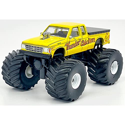 Greenlight 1989 Chevy S-10 Thunder Chicken 1:64 Amarillo miniatura 2
