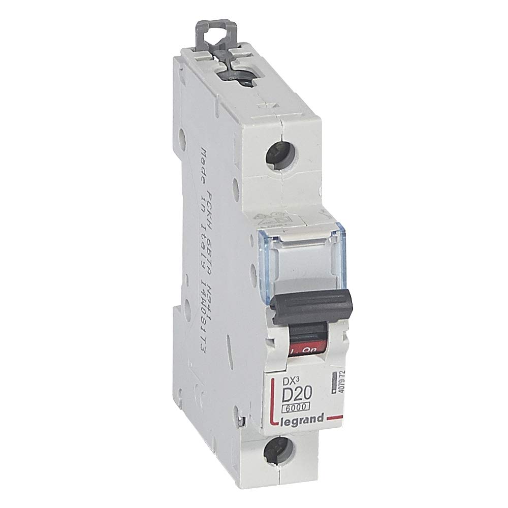DX3 6/10 KA D 1P 20A magnetotérmico con alta capacidad de corte