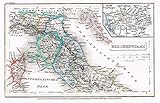 grafikkarten vergleichen tool  Italia Roma Lazio Toskana Karte map Stahlstich acquaforte carta Toscana