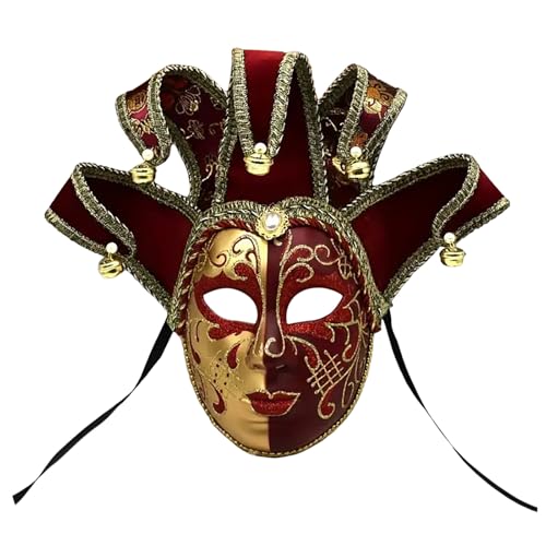 Générique Deguisement Femme Carnaval, VéNitien Masque Masque Bal Masqué Carnaval De Venise Homme Et Femme Accessoires Halloween Noir De Style Classique...