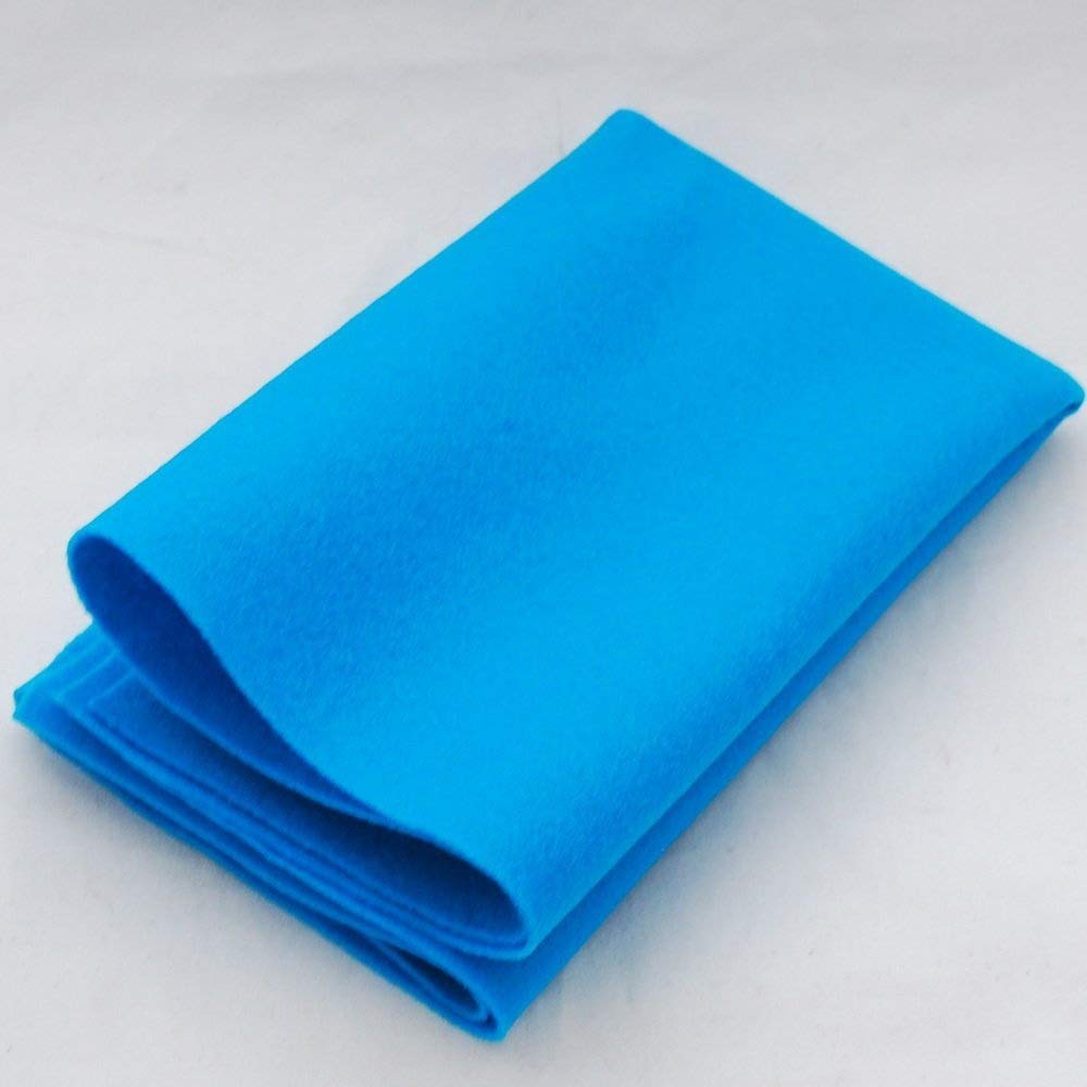 100% Pure Wool Felt Fabric - 1mm Thick - Dark Turquoise - 40cm x 50cm