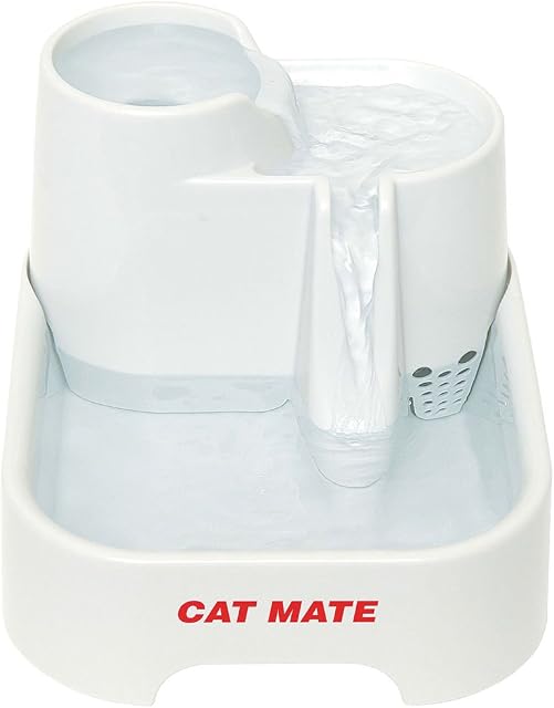 Cat Mate Pet Water Fountain for Cats and Small Dogs, 2 Litre Fountain