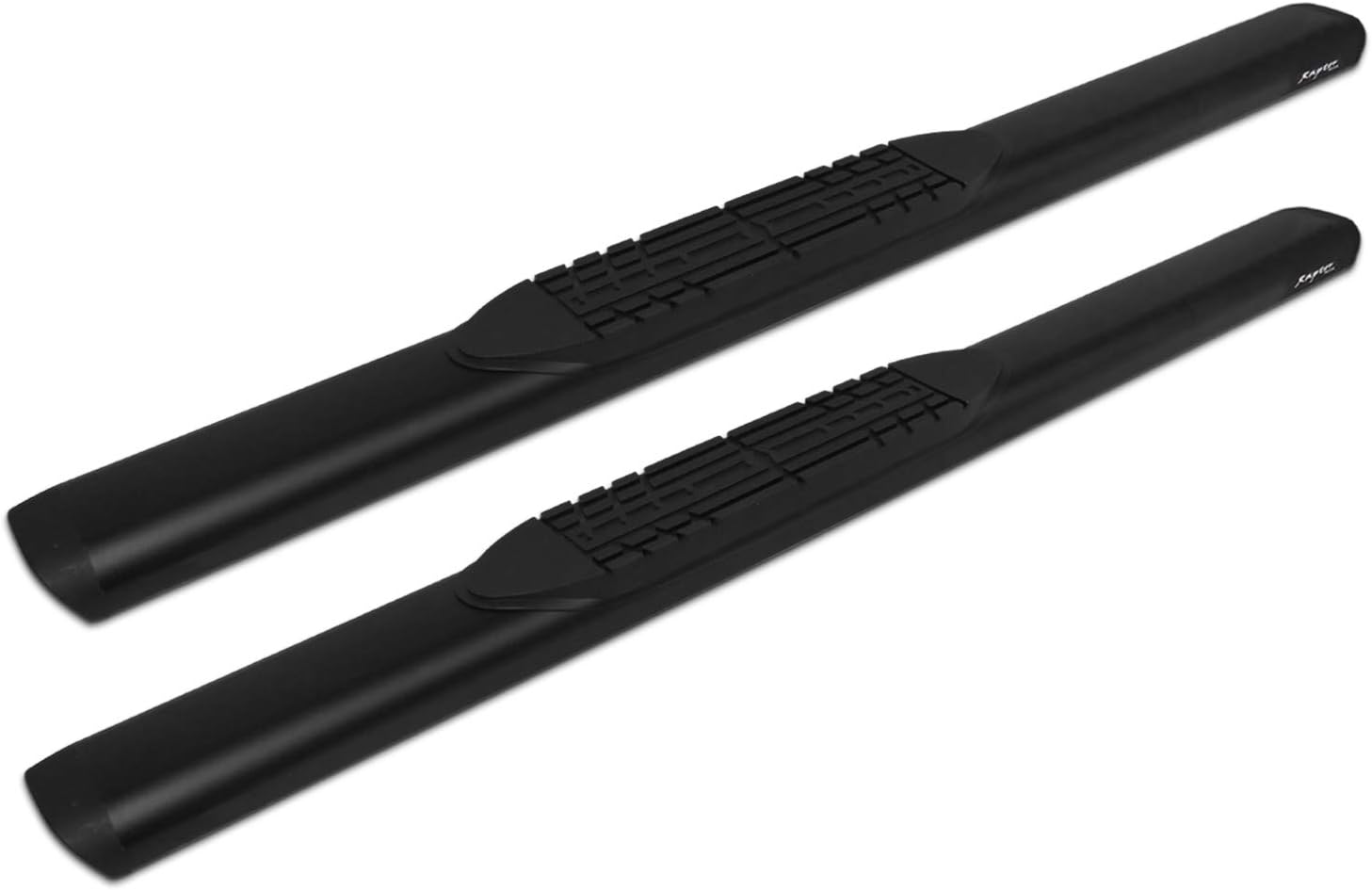 Raptor Series 2001-0016BT Black Textured Aluminum 5 inch Step Running Boards for 07-18 Silverado Sierra 1500 or 07-19 Silverado Sierra 2500 3500 HD Regular Cab