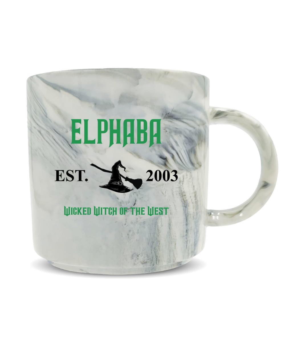 Hippowarehouse Elphaba Wicked Witch of The west Printed Mug Various Colour Options Ceramic Cup Kitchenware 11oz