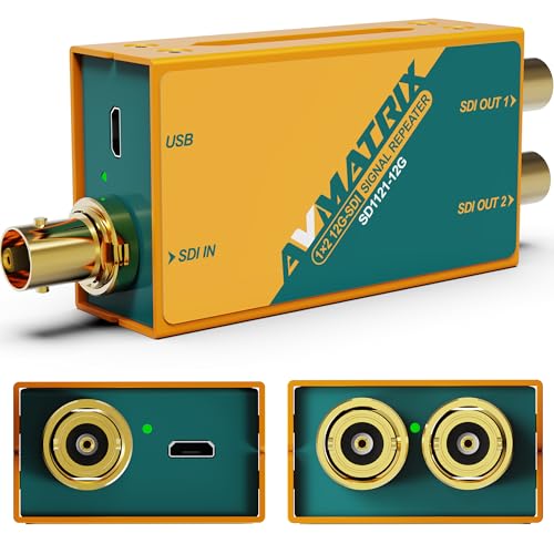 AVMATRIX Convertisseur croisé (1121) avec scaling et double sortie SDI