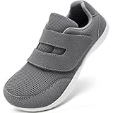 SDYJQS Womens Walking Shoes Adjustable Diabetic Shoes Wide Toe Box Orthopedic Sneakers Breathable Soft Neuropathy Bunion Nursing Edema Shoes for Swollen Feet Light Gray 8.5