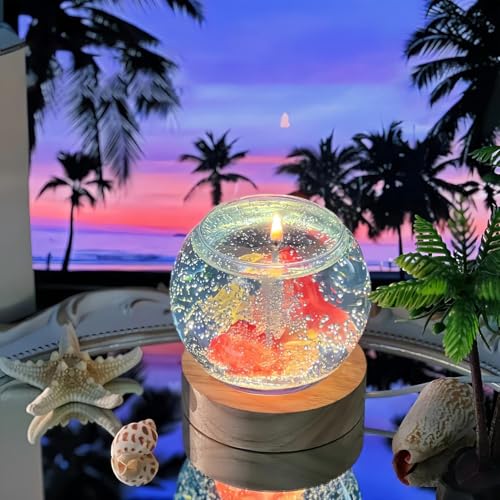 Lámpara de vela para pecera: crea un ambiente de relajación con luz cálida LED 4