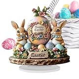 Soulevez la de Pâques: délicatement conçue pour stimuler l'atmosphère festive, notre signe de table de Pâques montre de façon vivante la et la chaleur, rendant votre célébration encore plus mémorable